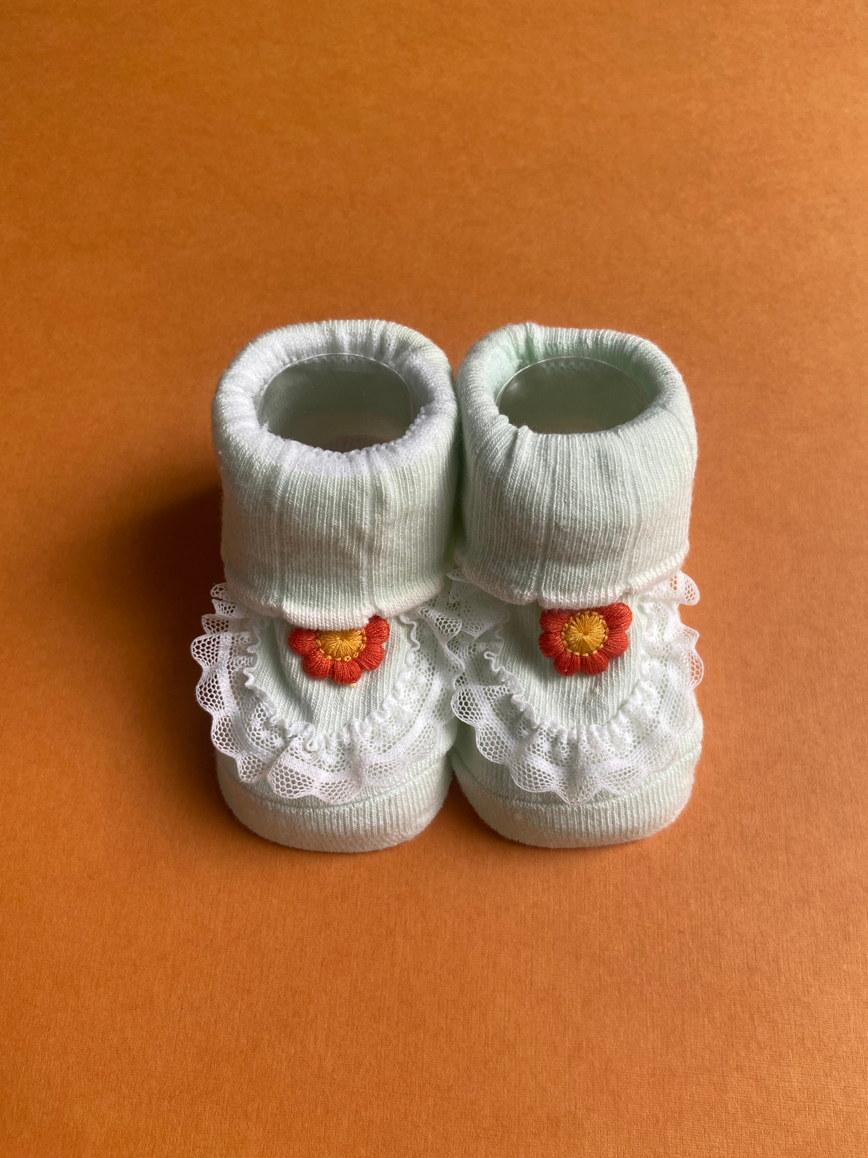 SH557-Winter Baby Socks - 0-6M